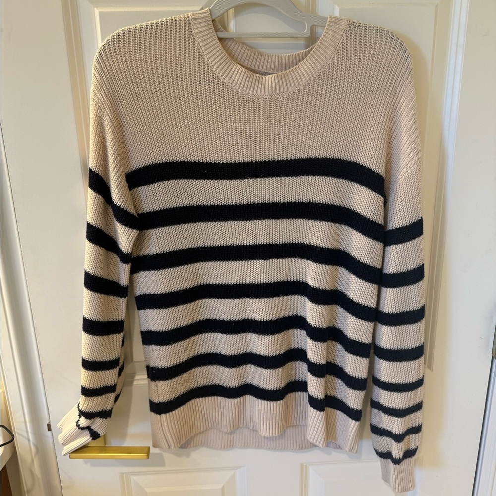 Velvet brand striped cotton sweater XS